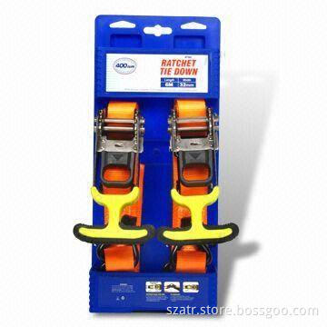 Car Ratchet Tie Down Strap, Measuring 32mm x 6m